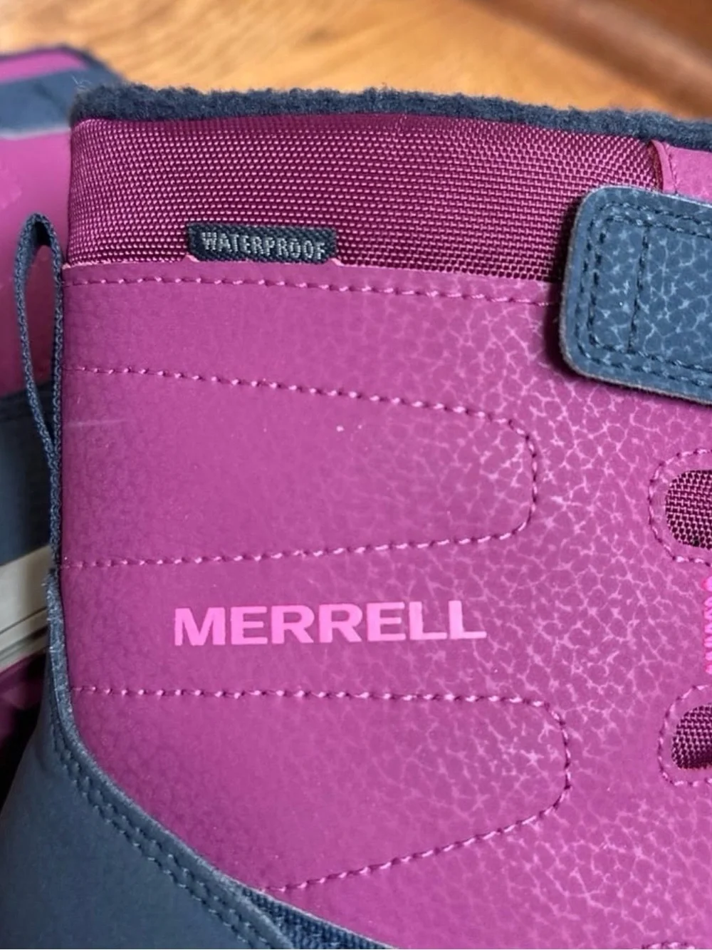 Merrell Snow Storm Waterproof Boots Girls 13 Fuchsia